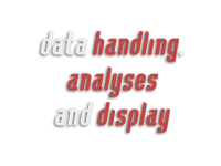 data handling, analyses and display